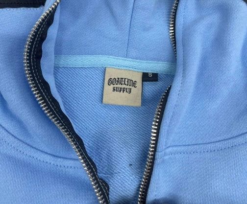 V1 OVERSIZED WASHED FULL ZIP FACE HOODIE