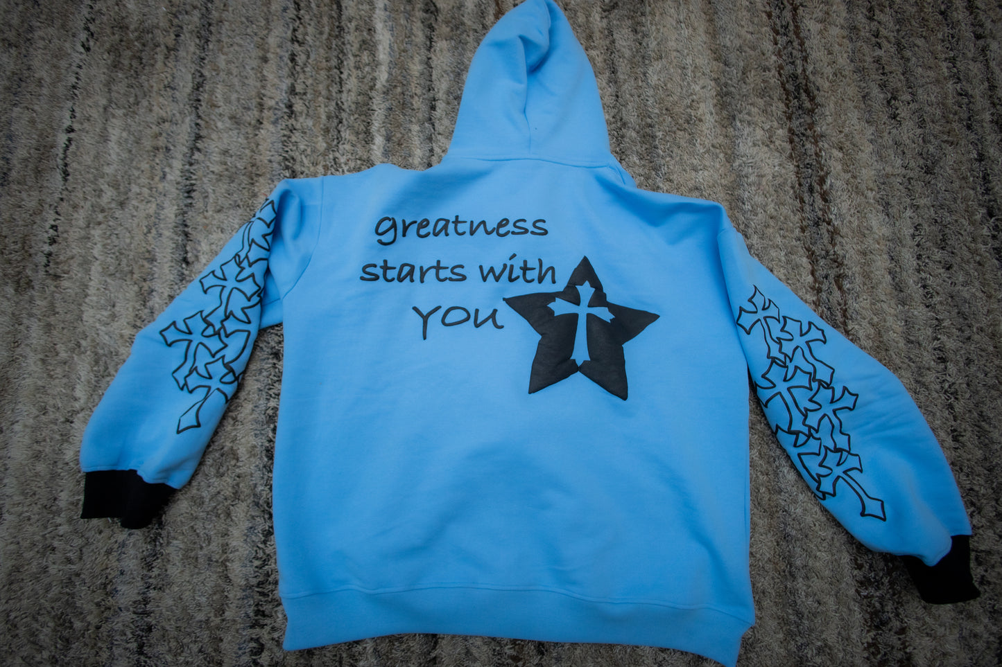 V1 OVERSIZED WASHED FULL ZIP FACE HOODIE